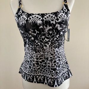 ISLAND WAVES TANKINI SWIMTOP NWT